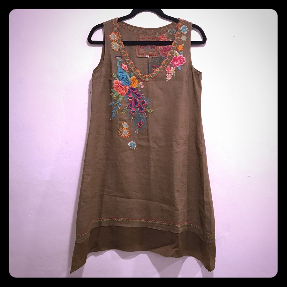 JWLA for Johnny Was LOLITA Linen Georgette Tunic